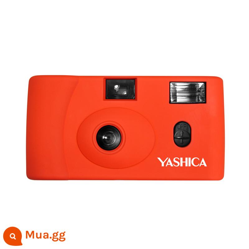 Bộ máy ảnh phim nghệ thuật Spot Yashica Yashica MF-1 với đèn flash tay bằng pin dây đeo phim - Quả cam