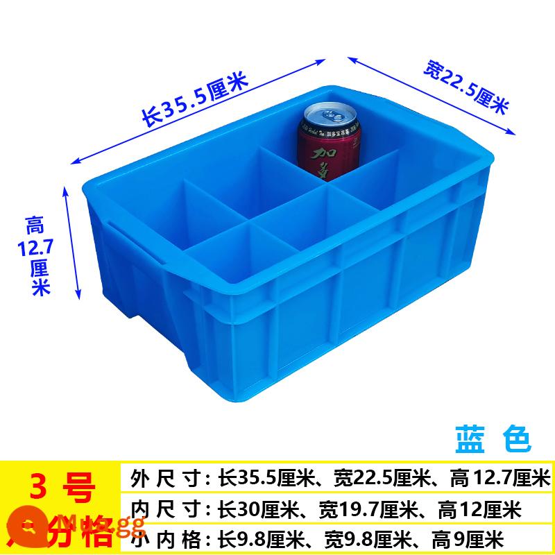 Ngăn lưu trữ bằng nhựa phân loại phụ kiện vít hộp nhiều lưới các bộ phận dày hộp thành phần công cụ doanh thu hộp phần cứng - Số 3: 6 điểm