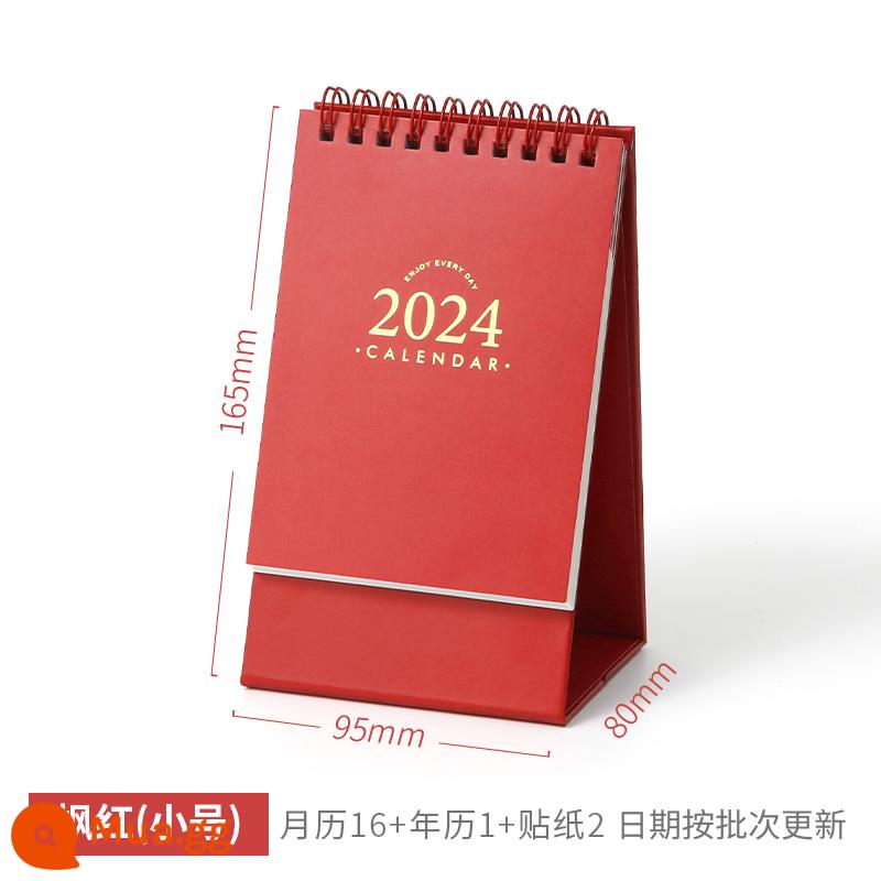 Kế hoạch lịch để bàn lịch 2023 trang trí mới notepad lịch đếm ngược để bàn sổ kế hoạch lịch sáng tạo - Kèn đỏ [kèm 1 lịch + 2 decal]