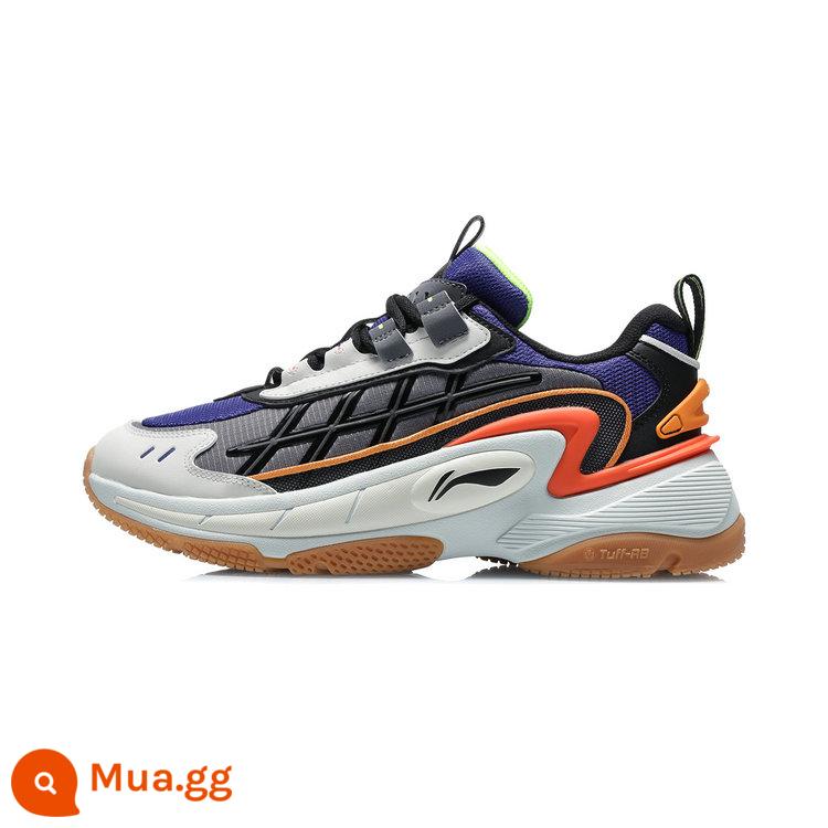 Li Ning Xingyun M1 Đàn ông và Phụ nữ Mây, Hạnh phúc, Wear -Resistant Fashion Sport - AGCR005-1 nam xám/xanh đậm/đen