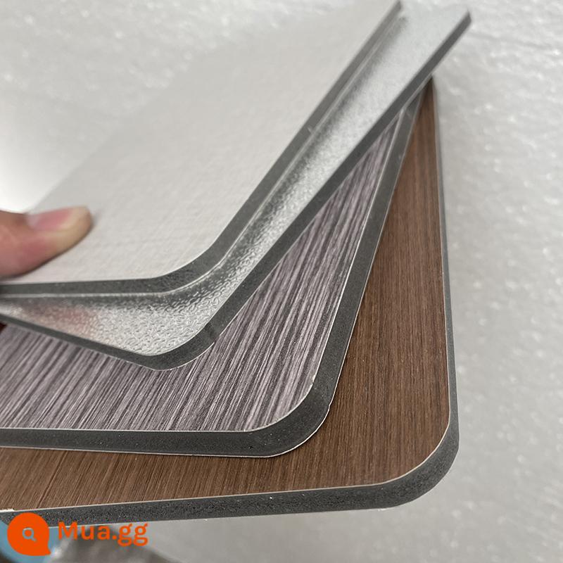 Bảng tinh thể carbon bảng veneer gỗ bảng trang trí bảng tường tấm kim loại tự lắp đặt tường nền than tre bảng tường tích hợp sợi tre - Tấm tinh thể cacbon 5mm