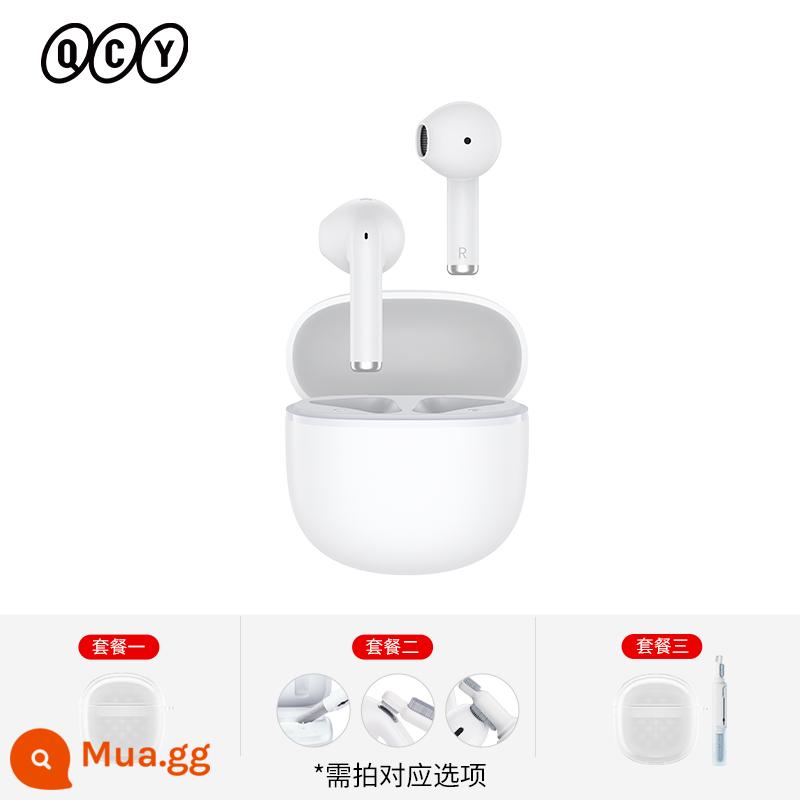 Tai nghe Bluetooth QCY AilyBuds Lite Bluetooth bán trong tai không dây thực sự thể thao chạy cuộc gọi giảm tiếng ồn độ trễ thấp - haoyuebai