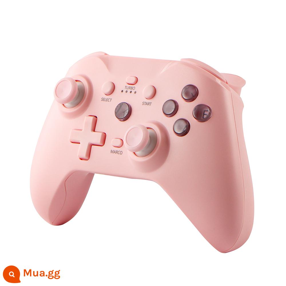 Gamepad hỗ trợ máy tính ps4 tốc độ cao nhất Apple switch somatosensory yuzu giả lập không dây thanh niên - Hồng