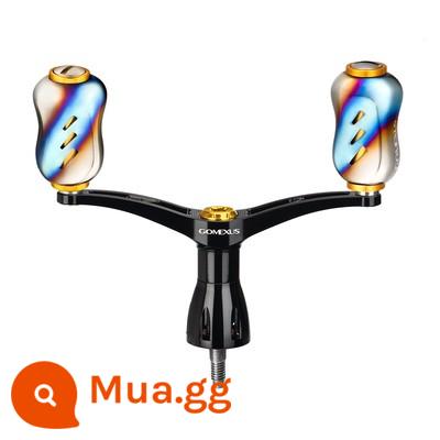 Gomexus da giấc mơ reel đôi rocker arm galaxy grip pill và các bộ phận sửa đổi Shimano Stella - Tay rocker đôi 82 vàng thiêu kết màu đen S