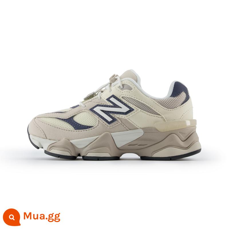 Giày thể thao New Balance NB chính thức dành cho trẻ em 4 ~ 7 tuổi bé trai và bé gái mùa thu đông giày thể thao thông thường mới 9060EB - Màu be nhạt PV9060EB