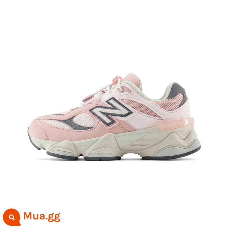 Giày thể thao New Balance NB chính thức dành cho trẻ em 4 ~ 7 tuổi bé trai và bé gái mùa thu đông giày thể thao thông thường mới 9060EB - Hồng/Xám PV9060EA