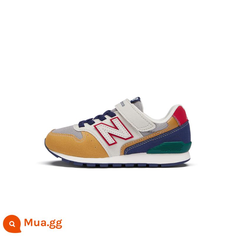 Giày New Balance NB Chính Hãng Trẻ Em 4~14 Tuổi Bé Trai Bé Gái Mùa Thu Lưới Thể Thao Nhẹ 996 - Xám/Vàng đất/Xanh đậm YV996JP3