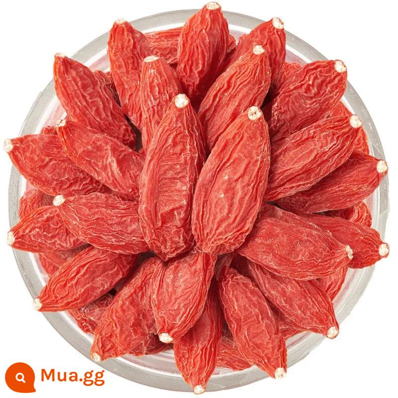 Wolfberry đích thực Ningxia loại đặc biệt Wolfberry Red Wolfberry Túi nhỏ độc lập Zhongning sản xuất Wolfberry ngâm trong nước pha trà mà không cần rửa - 50g quả dâu tây không chứa lưu huỳnh