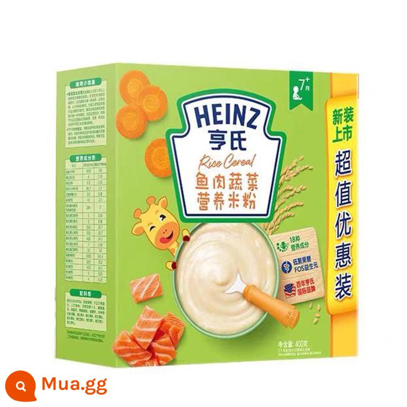 Mì ăn liền cho bé Heinz bổ sung sắt, kẽm và canxi 400g thức ăn dặm dành cho bé ăn dặm tốc độ cao mì gạo sốt sắt mì gạo rau hàng đầu cửa hàng - Cá, thịt và rau củ [400g] chà là mới