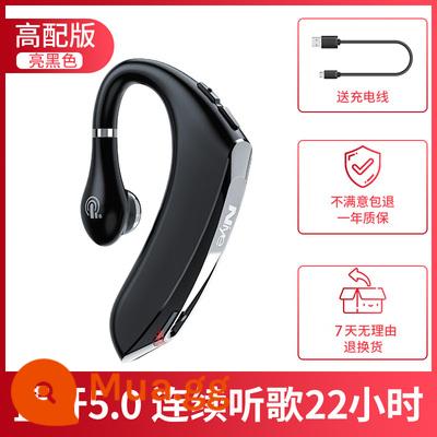 Tai nghe bluetooth true wireless dẫn truyền xương không chui vào tai, đeo lâu không đau, mới móc tai thể thao chạy kinh lái - Viền đen [Nghe và gọi 22 giờ] Thu thập và mua để nhận hộp lưu trữ