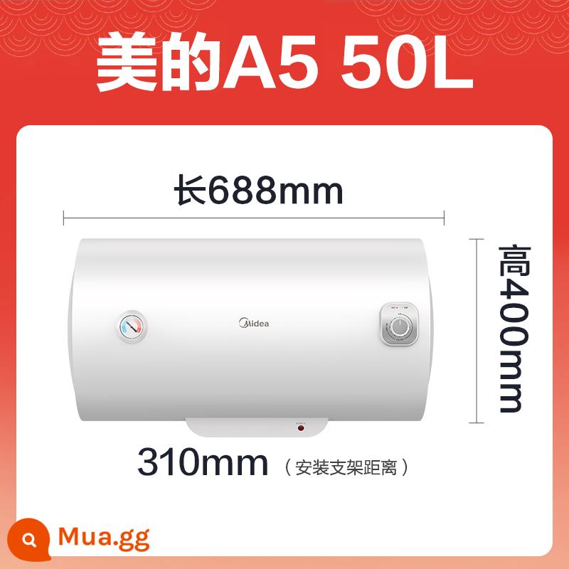 Máy nước nóng Midea 25A5 tiết kiệm điện làm nóng nhanh phòng bột hiệu quả năng lượng hạng nhất loại bình chứa nước gia đình 40/50L/60 lít - F5025-A5(HE)[50L]