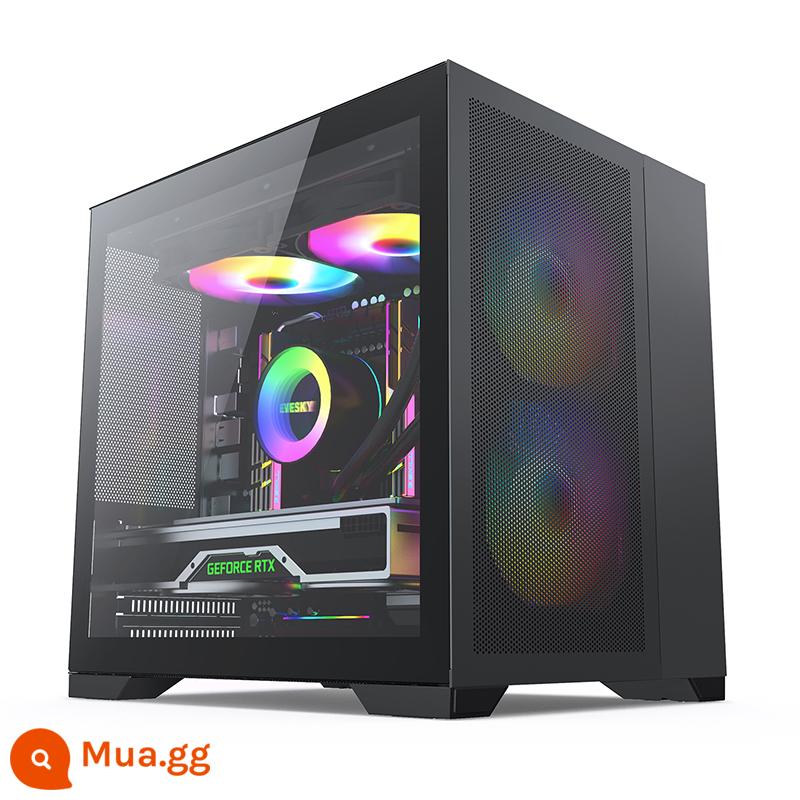 Miễn phí Vận Chuyển Cơ Hội Máy Tính Để Bàn Mini Main Case Main Case Máy Tính Mini Main Case M-ATX Game Case - Ark-Đen