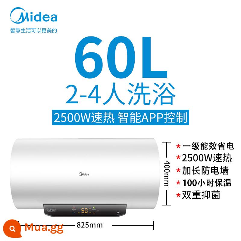 Máy nước nóng điện Midea 50/60/80/100 Lít nhà với phòng thay đồ để tắm và hiệu quả năng lượng nóng hổi công suất lớn M5 - F6022-M5(HE)[60L]Cấp 1