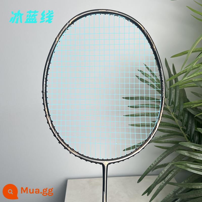 Vợt cầu lông Xunfeng K520 phiên bản nâng cấp pro 4U sợi carbon siêu nhẹ Kumpoo Xunfeng vợt đơn và đôi chính hãng - Mẫu cơ bản chụp ảnh đen K520 [Ice Blue Line]