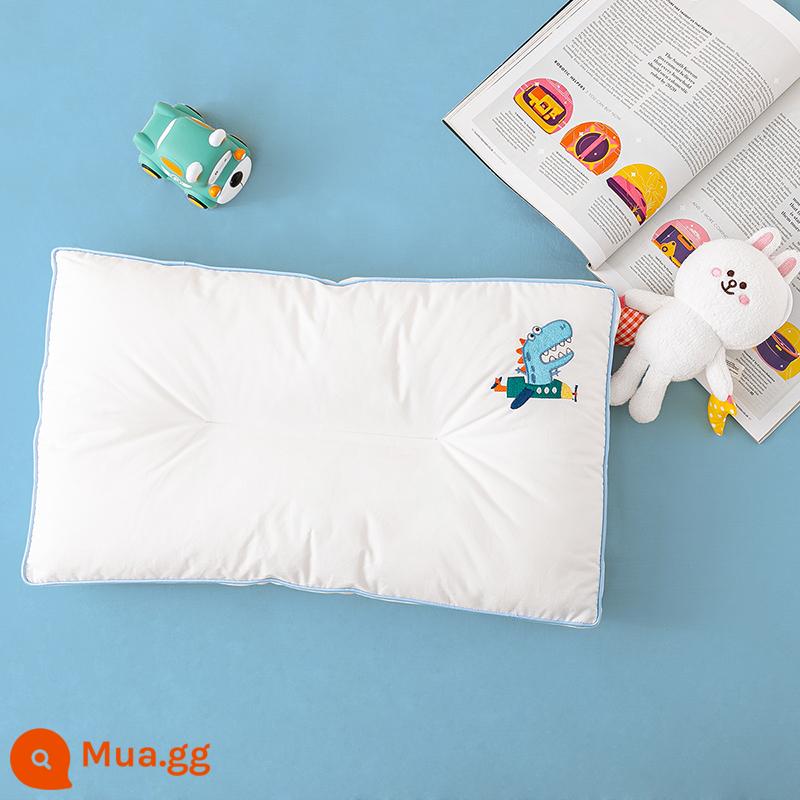 Gối Do love trẻ em cotton loại A thêu có thể giặt lõi gối cho bé mẫu giáo trên 3 tuổi - Gối bông trẻ em Shell (Khủng long bay)