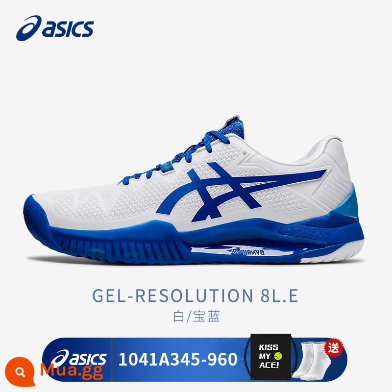 Giày Tennis Asics Arthur Resolution R8/R9 Huấn Luyện Thi Đấu Nam Nữ Giày Thể Thao Quần Vợt Chuyên Nghiệp - RS8 xanh [tặng túi đựng giày + tất tennis] 1041A345-960