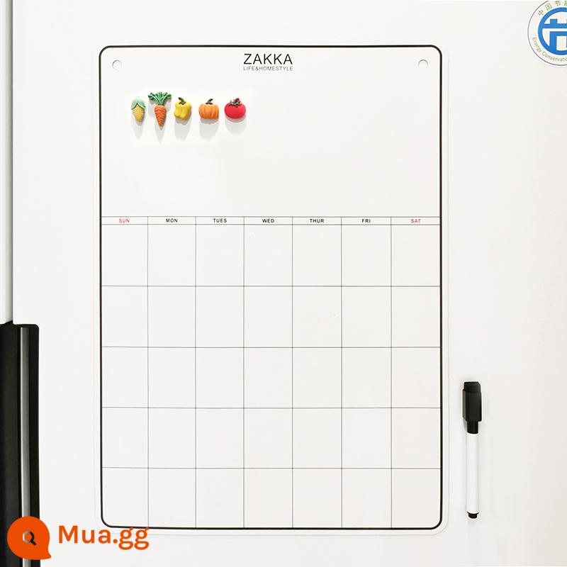zakka thực phẩm không chủ yếu bàn tủ lạnh dán bảng tin hút từ tính lịch tuần kế hoạch công thức lưu ý bản ghi nhớ dán bảng từ tính - Bộ rau củ Zakka kèm bút 30*42cm