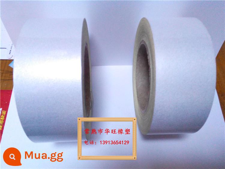 Băng phản quang 5cm màu đen và vàng giao thông đường bộ băng phản quang cảnh báo dải phản quang nhãn dán phim phản quang băng cảnh báo - 5CM toàn màu trắng