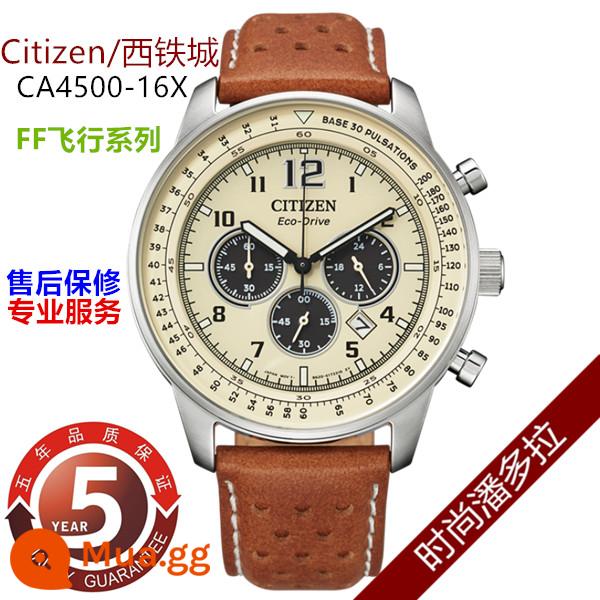 Đồng hồ nam dòng máy bay CitizenCITIZENFF Huang Jingyu CA4500-16X/32A/24H - CA4500-16X Double 12 giảm giá độc quyền + bảo hành miễn phí 5 năm và tặng dây da