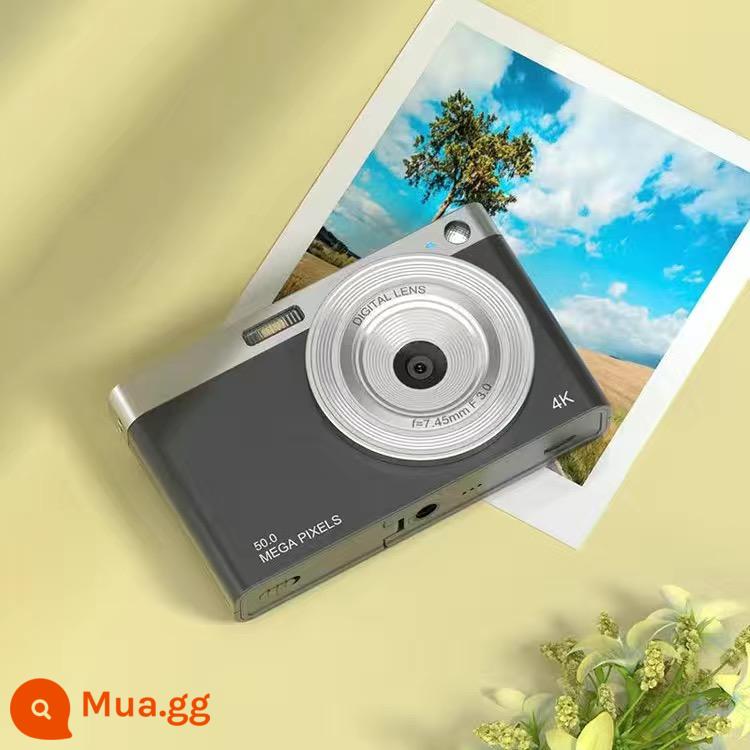 Sinh Viên Máy Ảnh Kỹ Thuật Số Camera Retro CCD Cao Cấp Khuôn Viên Camera Mục Từ Cấp Máy Ảnh Thẻ Máy Quà Tặng - Model hàng đầu màu đen (8 bộ lọc tự động lấy nét + có thể quay video và chụp ảnh) Được chủ cửa hàng giới thiệu