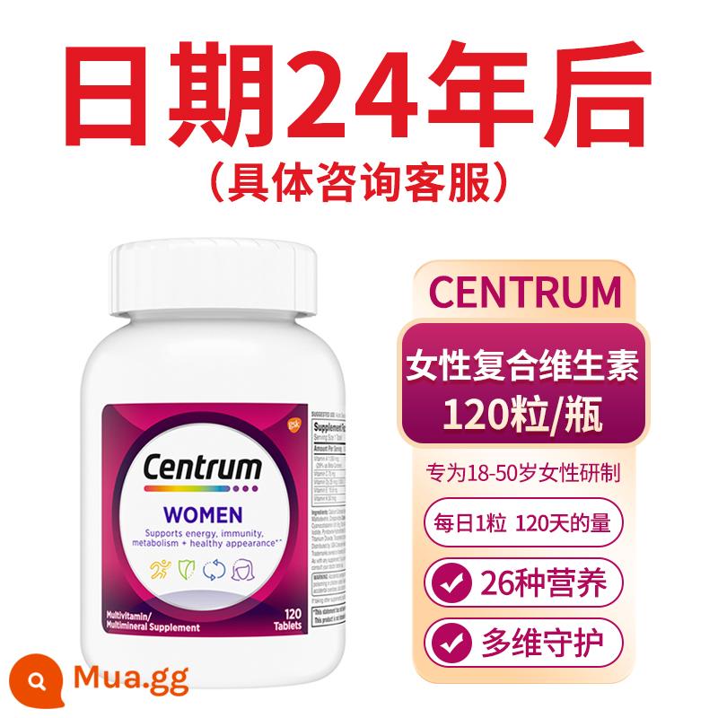 Centrum của Mỹ bảo quản tốt vitamin tổng hợp dành cho nam giới 200 viên Viên khoáng chất tổng hợp dành cho nam giới trưởng thành - màu đỏ