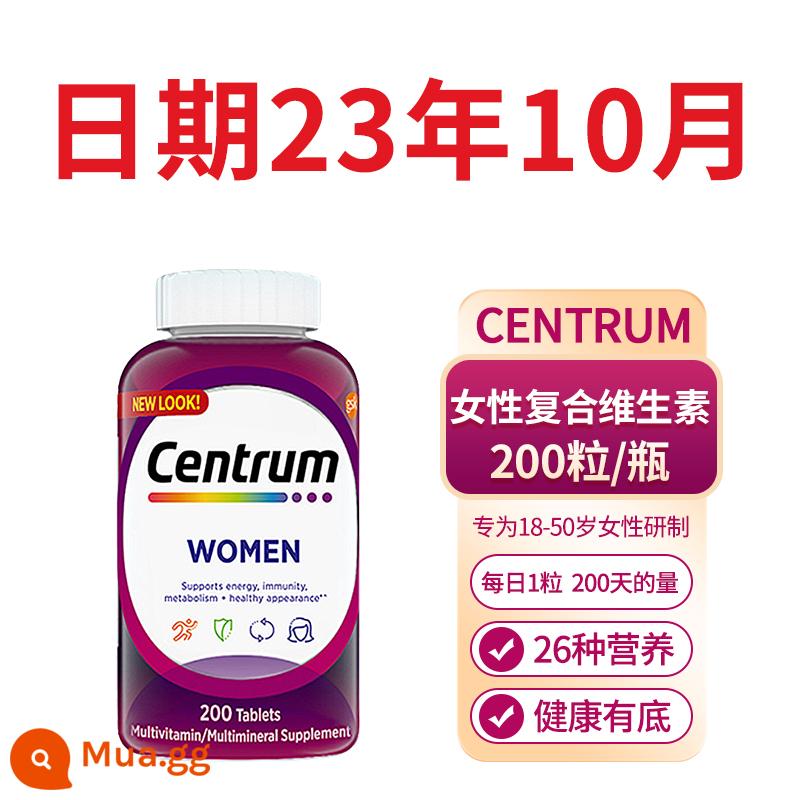 Centrum của Mỹ bảo quản tốt vitamin tổng hợp dành cho nam giới 200 viên Viên khoáng chất tổng hợp dành cho nam giới trưởng thành - Hồng