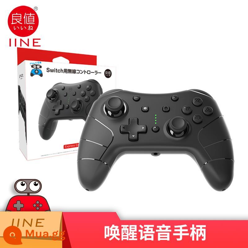 Giá trị tốt (IINE) Switch Pro có thể đánh thức tay cầm không dây Bluetooth để hỗ trợ các phụ kiện NS bùng nổ rung nfc - Tay cầm đánh thức giọng nói mới PRO màu đen