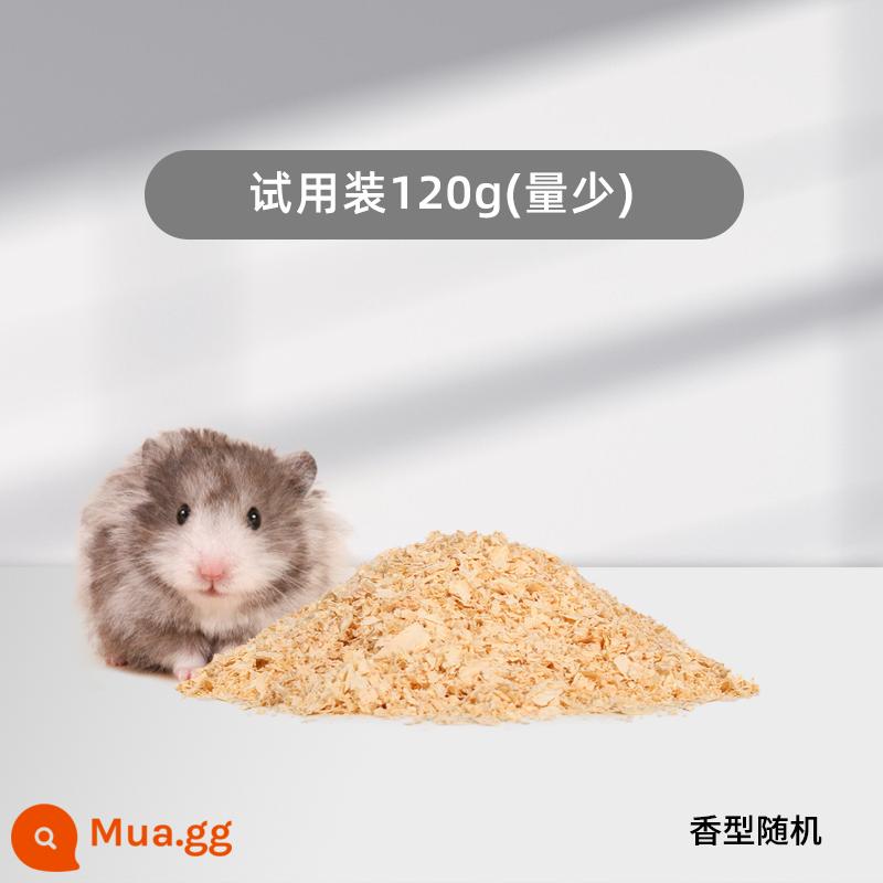 Chăn ga gối hamster mùn cưa đặc biệt khử mùi gấu vàng nhỏ cung cấp trọn bộ mùn cưa bào giấy không bụi cát nước tiểu - 120g mùn cưa (số lượng rất nhỏ)