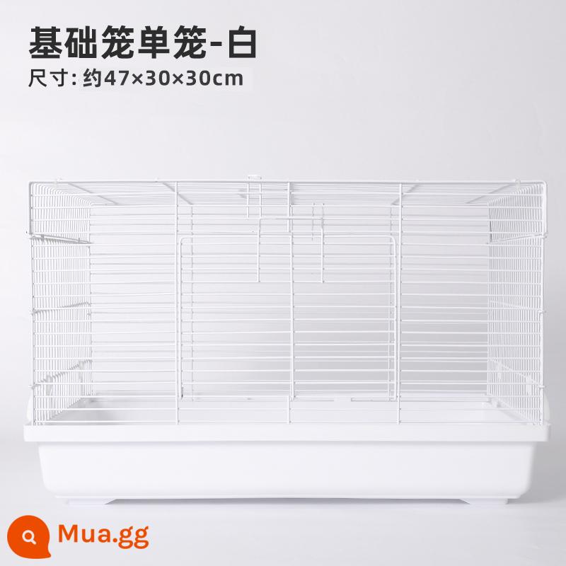 Hamster 47 lồng gấu vàng siêu rẻ lớn 60 lồng cơ bản cung cấp đầy đủ bộ nhỏ biệt thự cao cấp - Lồng trắng cơ bản