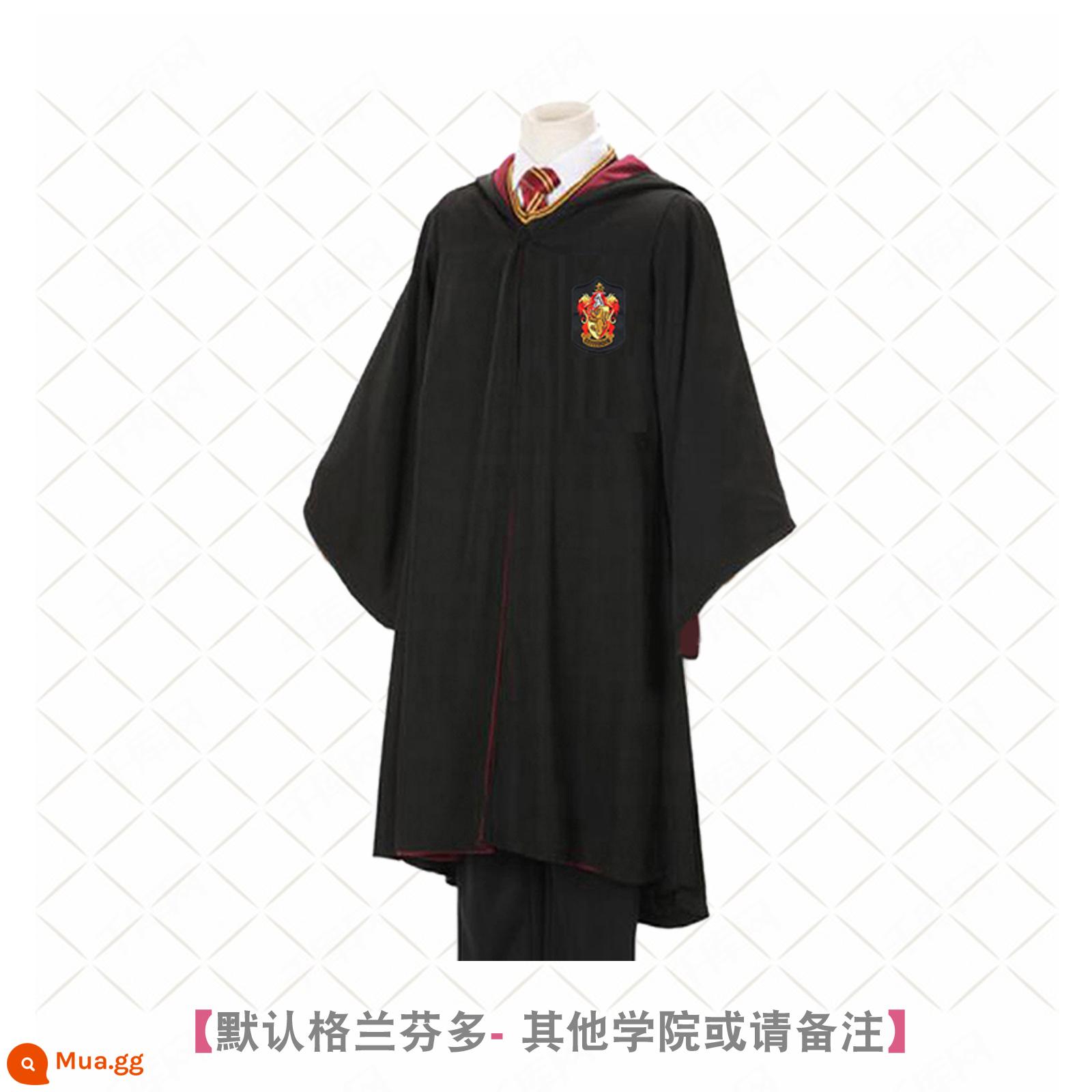 Bướm Harry's Potter Cosplay Quần áo Grandma Fensin Dostlin Magic Robe School Đồng phục học viện - áo choàng Gryffindor