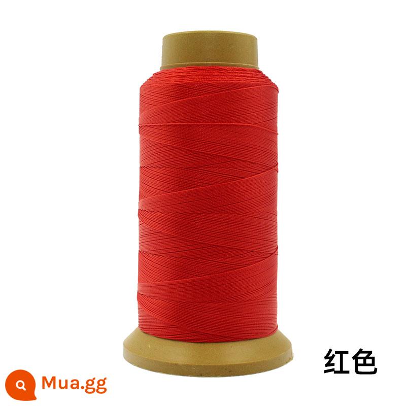 Máy may chủ đề hộ gia đình lớn cuộn da sợi handmade sợi nylon cường độ cao lụa màu sáng sợi tơ jeans sợi dày - Đỏ 210-D3