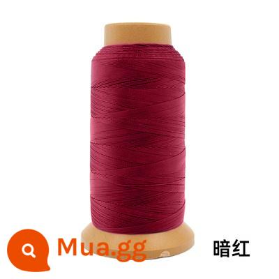 Máy may chủ đề hộ gia đình lớn cuộn da sợi handmade sợi nylon cường độ cao lụa màu sáng sợi tơ jeans sợi dày - Đỏ tía 210-D3