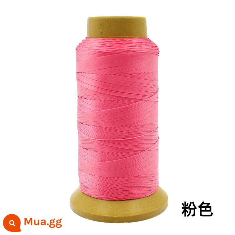 Máy may chủ đề hộ gia đình lớn cuộn da sợi handmade sợi nylon cường độ cao lụa màu sáng sợi tơ jeans sợi dày - Hồng 210-D3