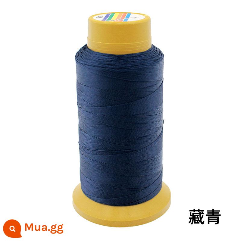 Máy may chủ đề hộ gia đình lớn cuộn da sợi handmade sợi nylon cường độ cao lụa màu sáng sợi tơ jeans sợi dày - Màu xanh hải quân 210-D3