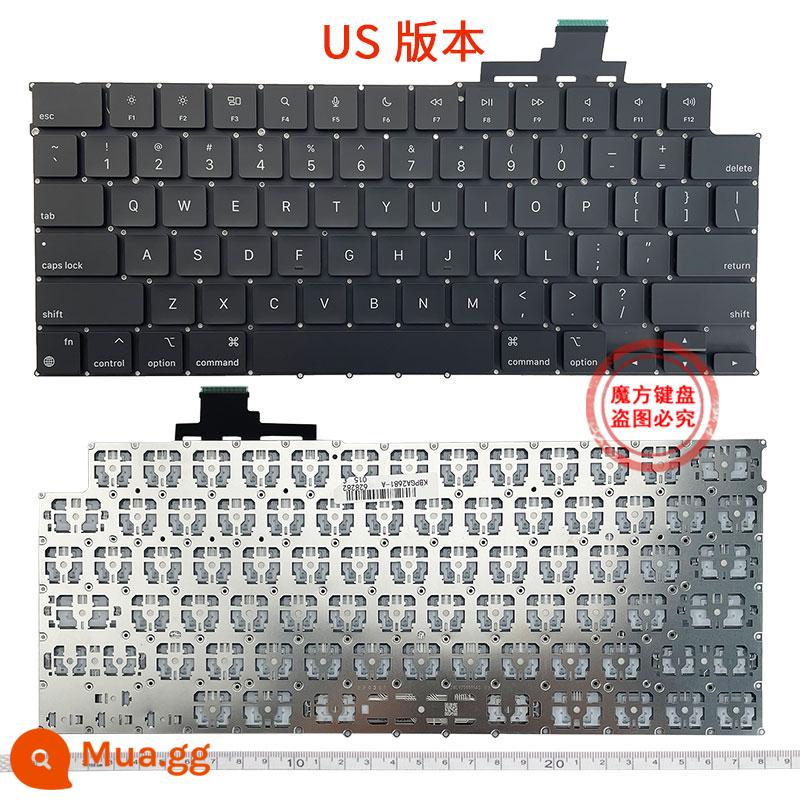 Thích hợp cho bàn phím Apple Apple A2337 A2338 A2141 A2179 A2289 A2251 A2442 - A2681(Tiếng Anh mới)