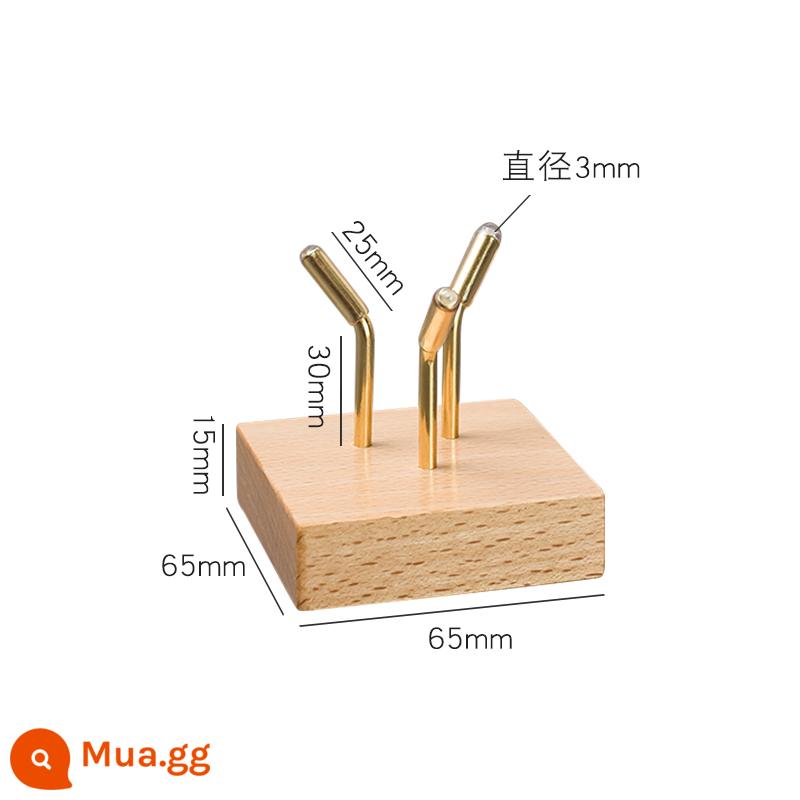 Kỳ lạ đế đá trang trí pha lê hỗ trợ gỗ mã não ngọc khoáng mẫu vật nhỏ thủ công màn hình hiển thị đứng - Giá đỡ quả cầu pha lê Beech XL