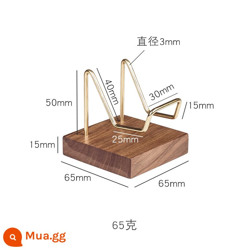 Kỳ lạ đế đá trang trí pha lê hỗ trợ gỗ mã não ngọc khoáng mẫu vật nhỏ thủ công màn hình hiển thị đứng - Ghế đẩu gỗ óc chó màu đen XL