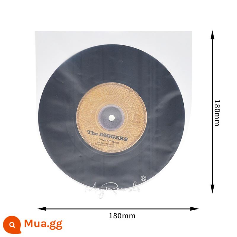 50 miếng 12 inch vinyl bảo vệ màng bên trong, không ghi tĩnh điện bên trong túi, dày 8 dây chống tĩnh điện túi bảo vệ, miễn phí vận chuyển - 50 miếng nội mạc tử cung bán cong 7 inch