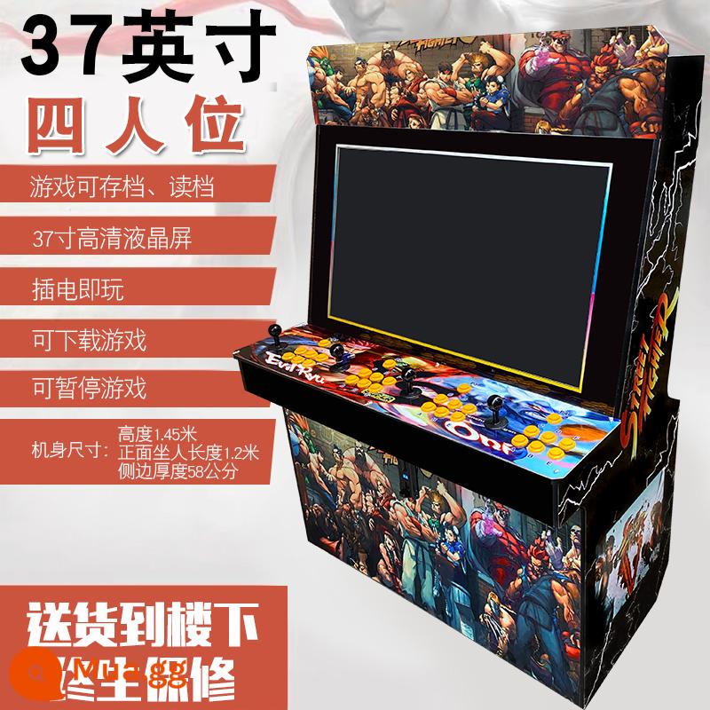 Moonlight Treasure Box bảng điều khiển trò chơi quy mô lớn Boxing King 97 máy tính để bàn máy arcade hoài cổ tích hợp rocker đôi chiến đấu vận hành bằng đồng xu tại nhà - 37 inch bốn vị trí 7 nút 20.000 trò chơi 128GWIFI 23.000 trò chơi