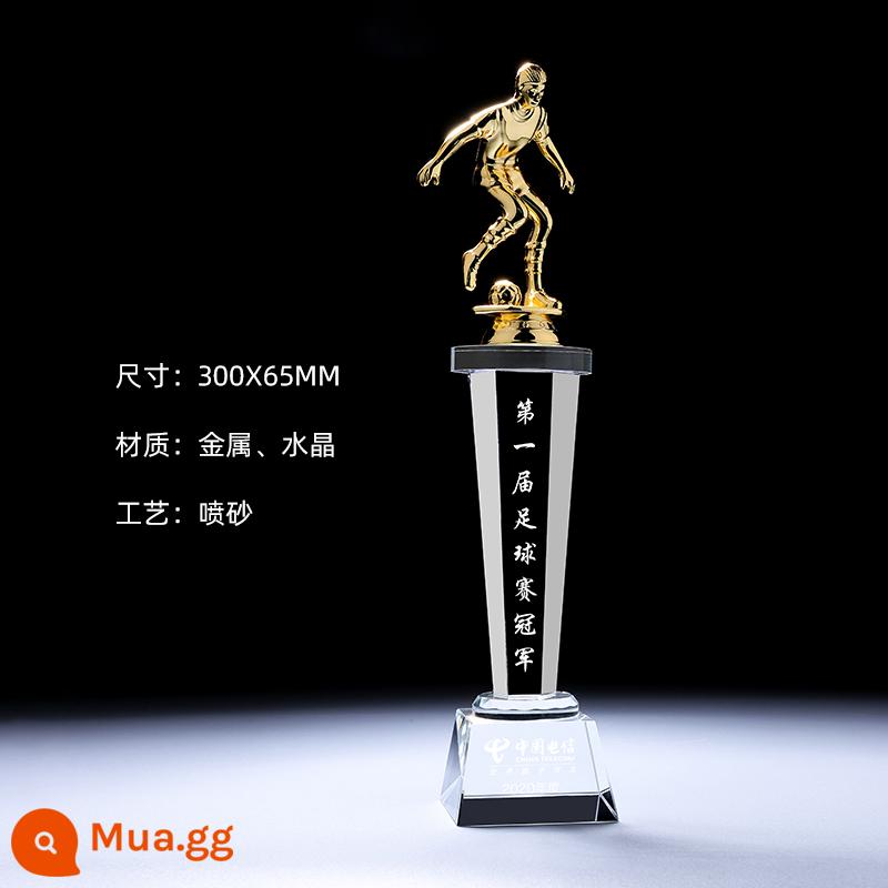 Cúp vô địch bóng đá pha lê tùy chỉnh huy chương MVP tùy chỉnh làm giải thưởng lưu niệm cho thủ môn ghi bàn xuất sắc nhất - Cúp bóng đá (3)