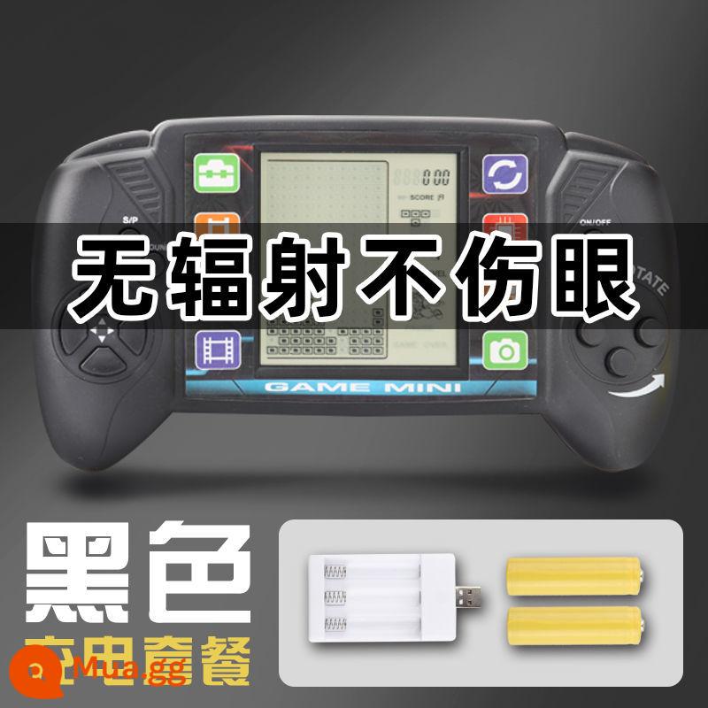 Hoài Cổ Retro Tetris Tay Cầm Chơi Game Tham Lam Con Rắn Di Động Trẻ Em Cầm Tay 8090 Sau 8090 Đồ Chơi Giáo Dục - Màu đen "PSP màn hình lớn phiên bản nằm ngang" đi kèm bộ sạc chính hãng