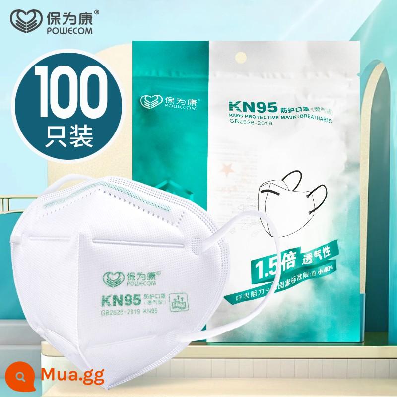 Baowei Kang Macian Bụi -Công nghiệp Công nghiệp KN90 với van hô hấp. - Vòng tai thoáng khí T1 [KN95] loại 100 chiếc