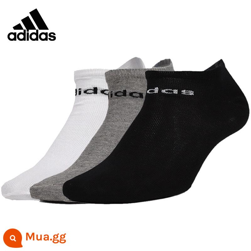 Vớ Adidas ống ngắn vớ nam vớ nữ mùa hè 2022 mới vớ ba đôi vớ thể thao DZ9400 - FJ7717