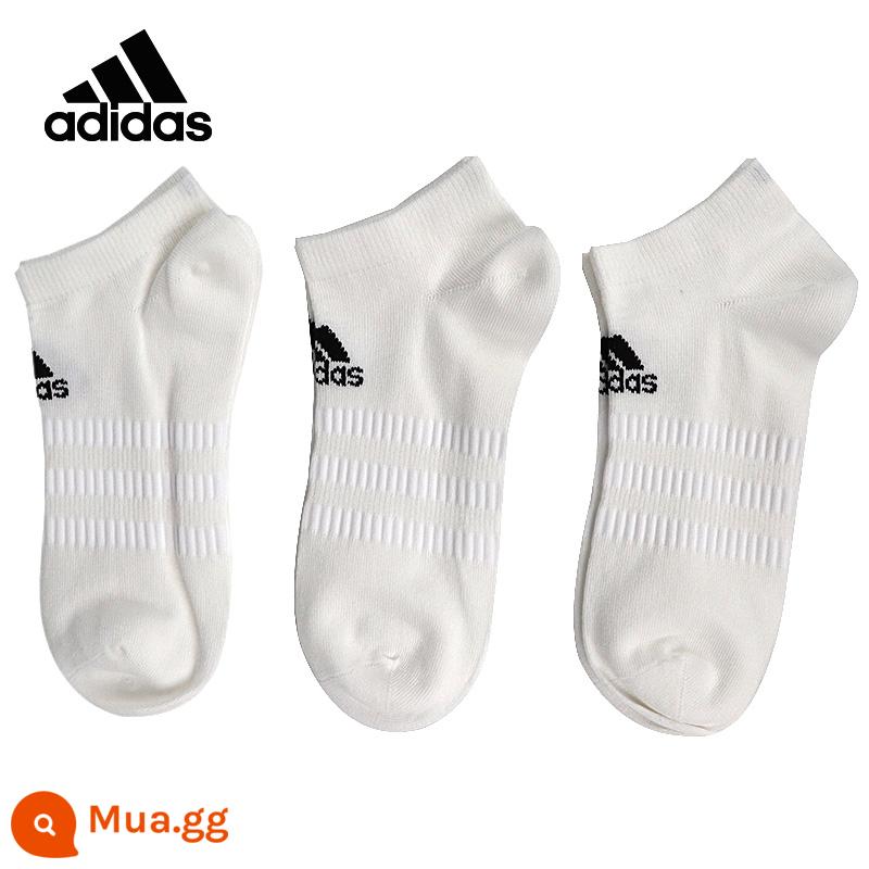 Vớ Adidas ống ngắn vớ nam vớ nữ mùa hè 2022 mới vớ ba đôi vớ thể thao DZ9400 - DZ9401