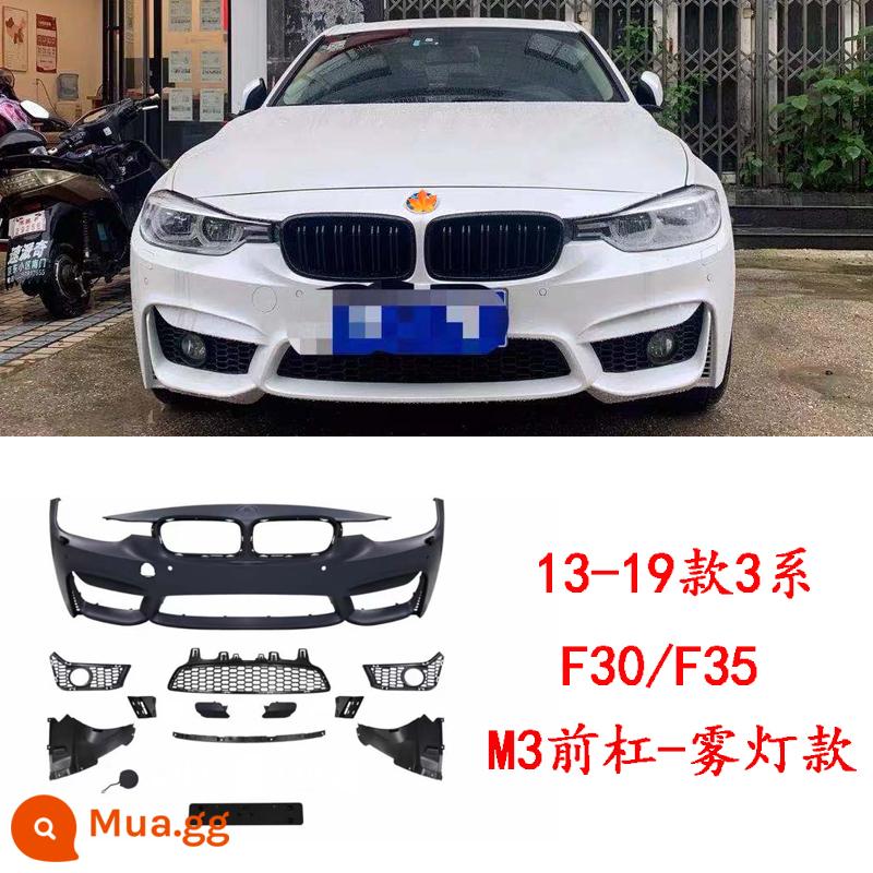 Thích hợp cho XE BMW M3 Vòm M Bộ 3 Series sửa đổi M3 vòm lớn phía trước cản trước F30/F35 ba dòng - Cản trước đèn sương mù M3 (an1:1) thu cước