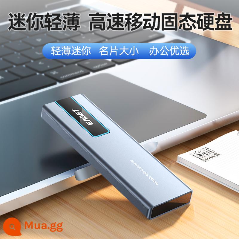 Yijie Disk Disk di động 1T cao tốc 2tb Máy tính lớn -Capacity Máy tính bên ngoài Điện thoại di động TIÊU CHU - 1TB Glacier Blue [Solid State Drive] Tốc độ đọc 550MB/S