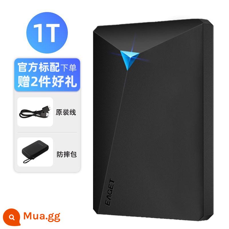 Yijie Disk Disk di động 1T cao tốc 2tb Máy tính lớn -Capacity Máy tính bên ngoài Điện thoại di động TIÊU CHU - 1TB [Đen kim cương] Chống rơi và chống sốc*Bảo hành toàn quốc