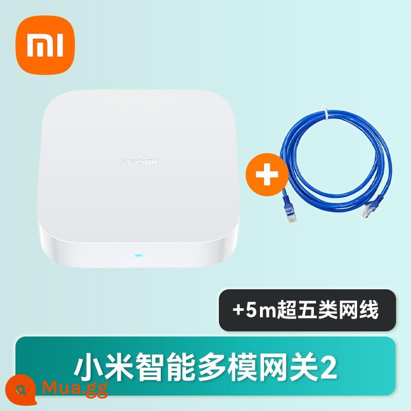 Xiaomi Hub Cửa Ngõ Nhà Đa Năng Bluetooth Lưới Cửa Ngõ Nhà Thông Minh Thiết Bị Điều Khiển Từ Xa Liên Kết 2 - [Trắng] Cổng đa chế độ 2 [Gói cáp mạng 5m] *Màu cáp mạng ngẫu nhiên