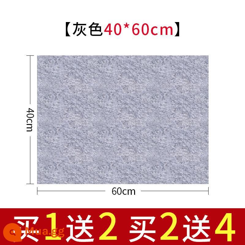 Nỉ nỉ dày thư pháp và cọ vẽ thực hành thư pháp len nỉ đặc biệt viết cọ viết pad nỉ sách vải tranh vải nỉ thư pháp đồ dùng trải bàn học tứ quý tranh trung quốc nỉ pad tranh vải nỉ - Xám dày 5mm [40*60cm]