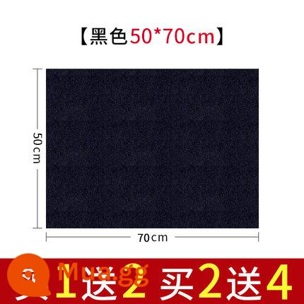 Nỉ nỉ dày thư pháp và cọ vẽ thực hành thư pháp len nỉ đặc biệt viết cọ viết pad nỉ sách vải tranh vải nỉ thư pháp đồ dùng trải bàn học tứ quý tranh trung quốc nỉ pad tranh vải nỉ - Màu đen dày 5mm [50 * 70cm]